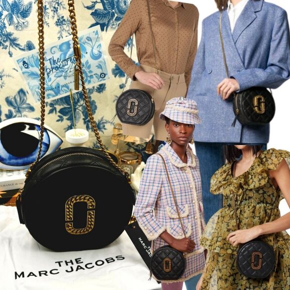 Marc Jacobs Handbags - 🆕 THE MARC JACOBS 🧿 NWT The Status Round Crossbody, Black